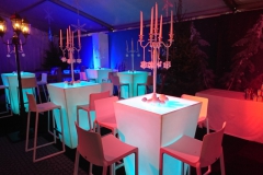 Verhuur verlichte statafels Partytime verhuur & organisatie