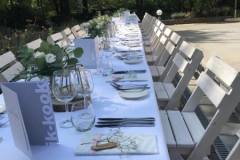 Verhuur stoel Wood White