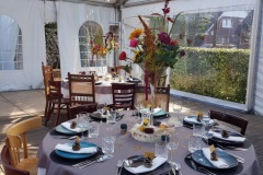 Gedekte tafel huren voor trouwdiner Party-Time Verhuur & Organisatie